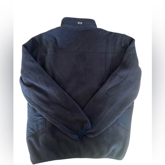 DISCOUNTED:Vineyard Vines Navy Quarter Zip Pullover Sweatshirt In Women’s Size M - Picture 2 of 2